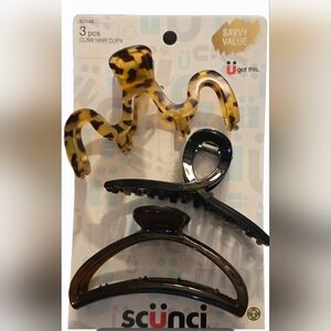 Hair Claw Clips Set by Scünci